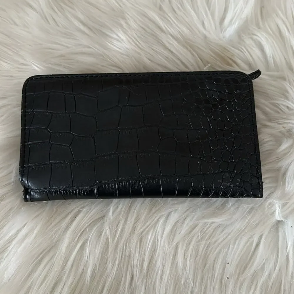 Mundi | Crocodile Tab Wallet NWT
